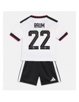 Německo David Raum #22 Domácí dres pro děti MS 2026 Krátký Rukáv (+ trenýrky)